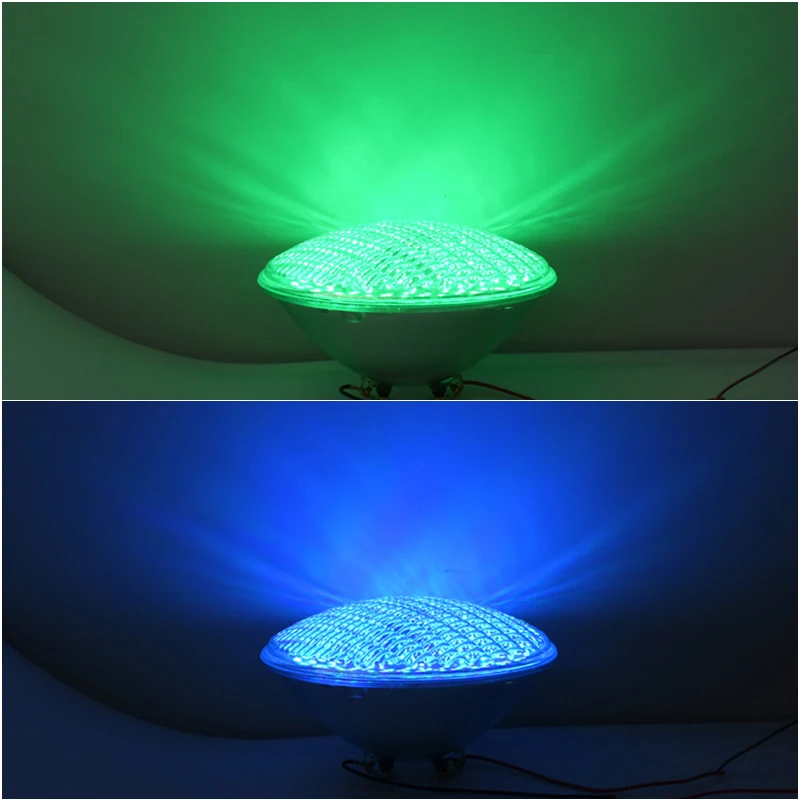 Luces subacuáticas 18 W 24 W LED RGB PAR56 Piscina LED luz 12 V color Multicolor fuente Piscina blanco cálido blanco frío Luces subacuáticas 18 W 24 W LED RGB PAR56 Piscina LED luz 12 V color Multicolor fuente Piscina blanco cálido blanco frío