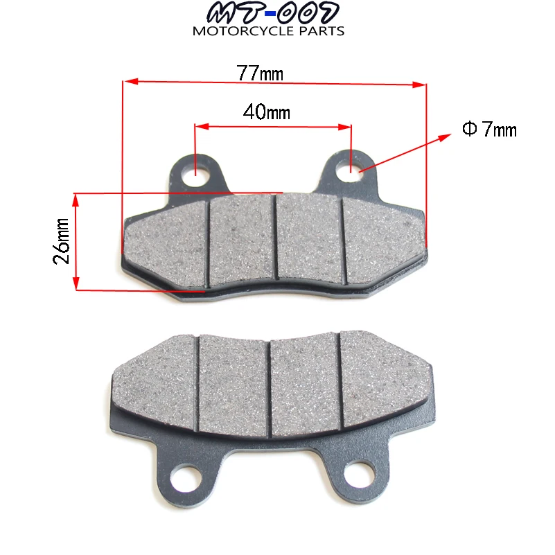 

Free shipping front Brake Pads Shoes For 50cc 110cc 125cc 140cc 150cc 160cc 175cc CRF KLX TTR GPX Pit Dirt Bikes