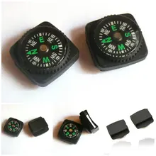 Открытый Кемпинг Туризм Путешествия аварийный выживания инструмент для навигации 1 шт. пряжка ремня Мини Компас для браслета