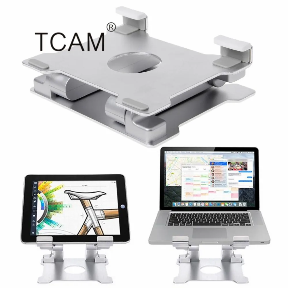 Алюминиевый держатель для планшета складной настольный держатель для iPad Surface Pro