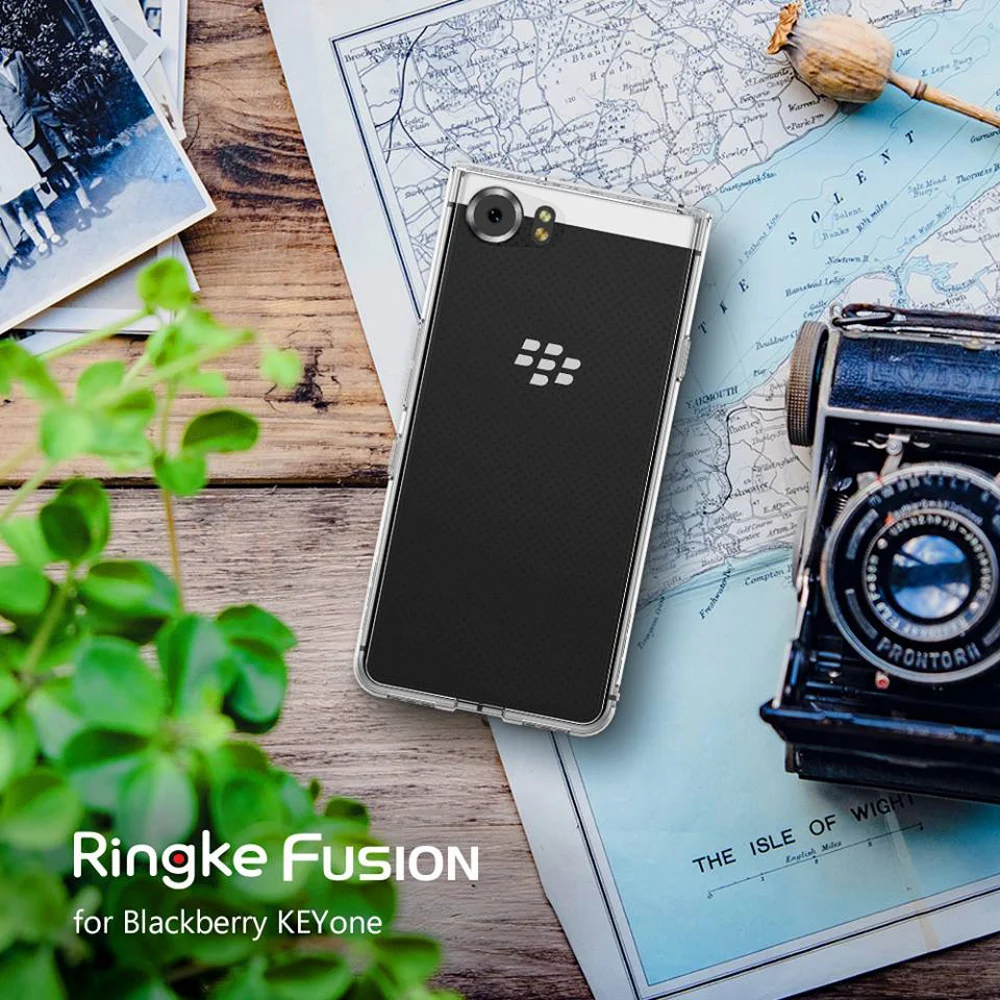 

Ringke Fusion For Blackberry KEYone Case Key 2 Silicone Flexible Tpu and Transparent Hard PC Back Cover Hybrid Key2 Case