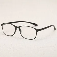 Ультра легкий Для мужчин площади HD ретро-очки для чтения классические черные Tr90 компьютер настольная лампа зеркало высокое качество диоптрий очки NX