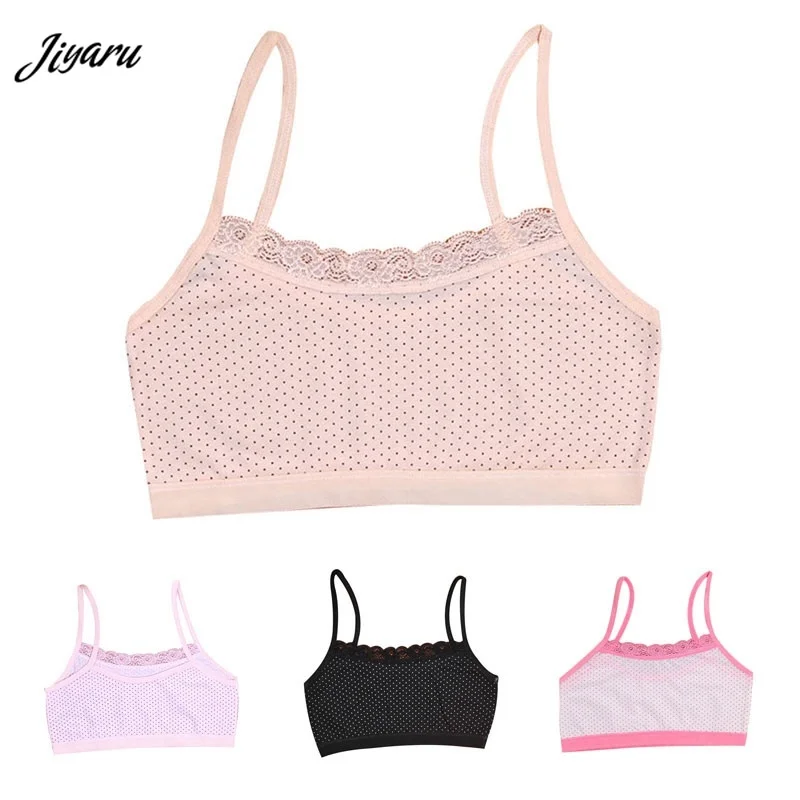 

New Arrival Young Girls First Training Bras Teenage Puberty Girls Underwear Teen Child Fitness Bras Youth Small Breast Bras