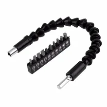 Electronics Drill Flexible Shaft Electronics Drill Extension Connecting Screwdriver Bit Holder 11pcs/set Screwdriver Set
