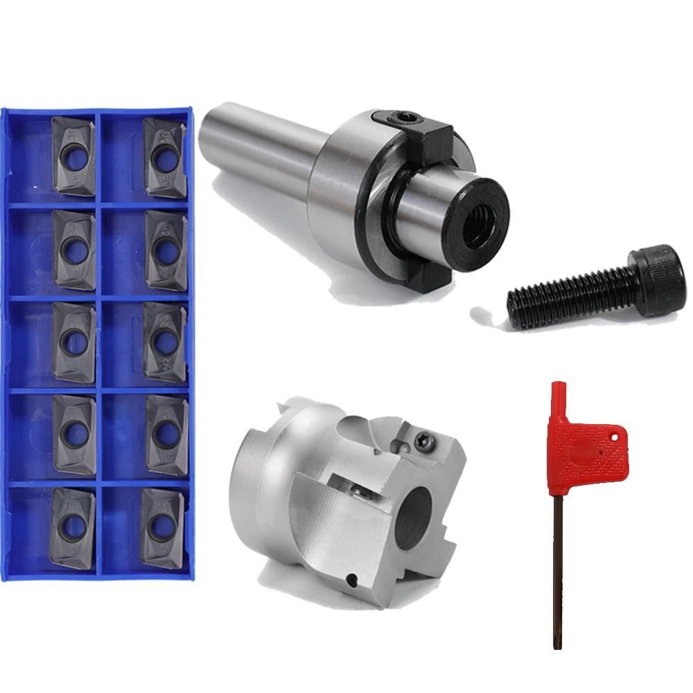 

C3/4-FMB22 Shank Extension Rod 400R-50-22 Face End Mill Cutter With 10Pcs APMT1604 Inserts