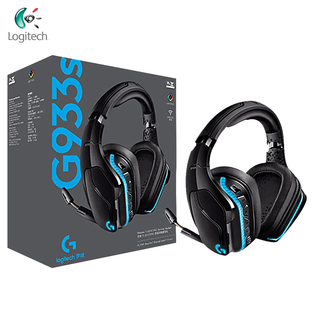 

Logitech (G) G933S Wired Wireless Gaming Headphone Headset 7.1 Surround Sound Stereo Audio Music PC Gamer Headphones With Mic