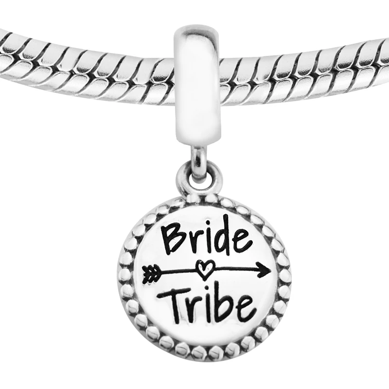 

Pandulaso Bride & Tribe Round Silver Beads for Jewelry Making Fashion Floating Silver 925 Jewelry Fit DIY Bracelets & Bangles