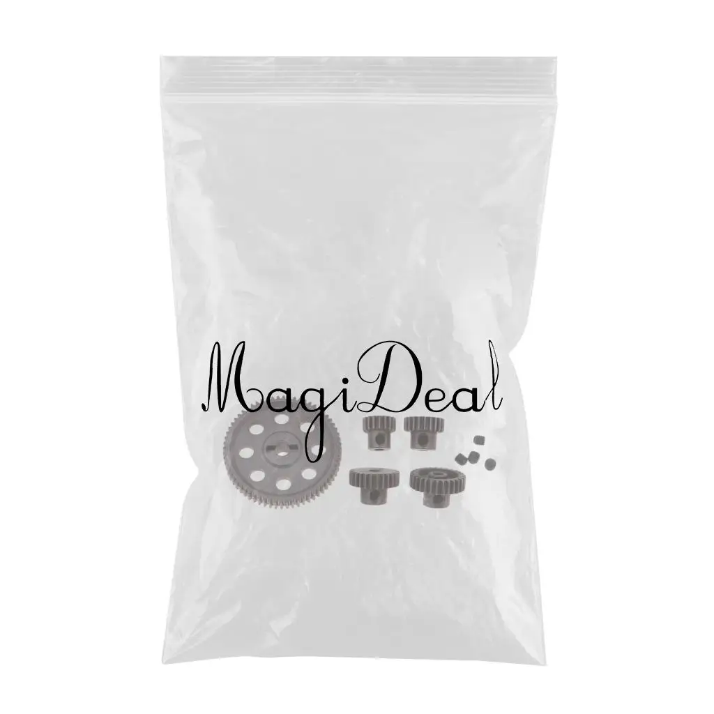 Metal Diff Main Gear 64T Motor Cogs 29/26/21/17T for HSP 1/10 On-road RC Car