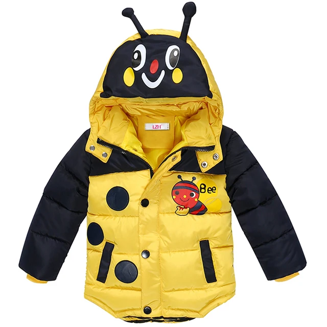 Bees Winter Jacket For Boys
