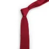 Мужской однотонный классический галстук деловой галстук в полоску 6 см тонкий галстук для свадьбы узкий галстук для жениха ► Фото 2/4