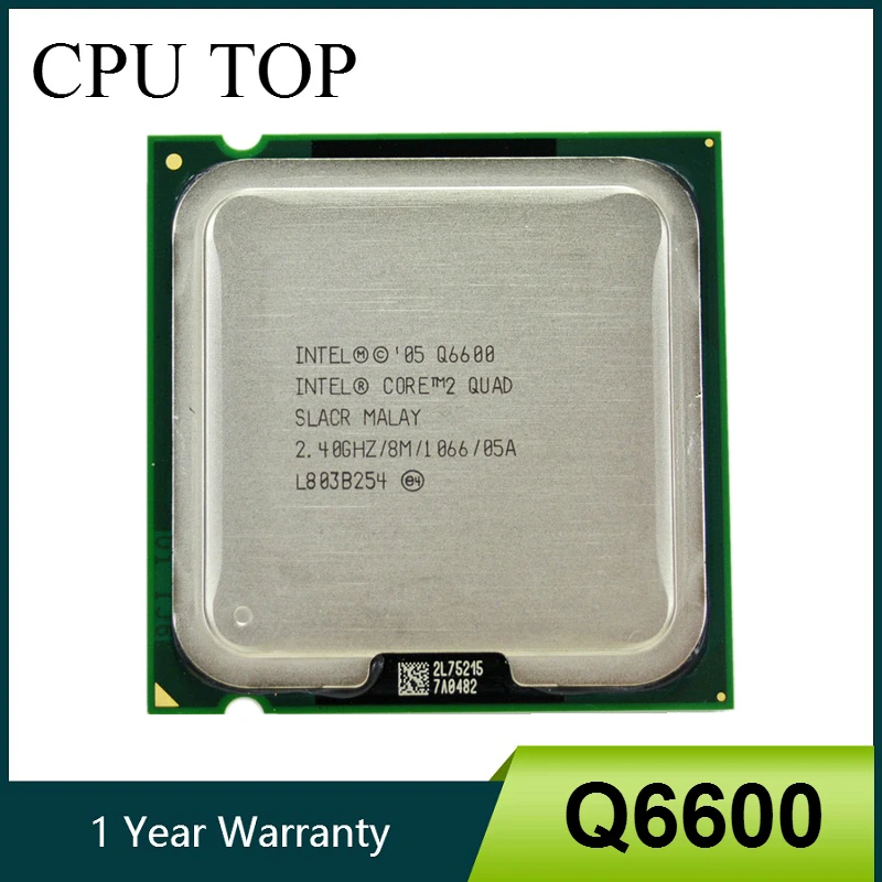 Процессор Intel Core 2 Quad Q6600 процессор SL9UM SLACR 2,4 GHz 8MB 1066MHz Socket 775 CPU