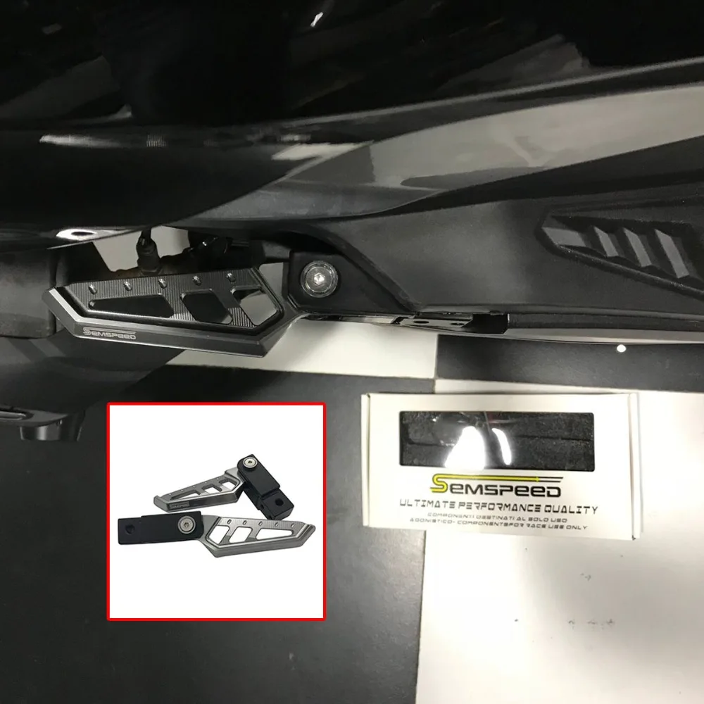 Вращающаяся задняя подножка мотоцикла для Yamaha NMAX155 150 125- ножная педаль CNC Алюминиевые ножки аксессуары
