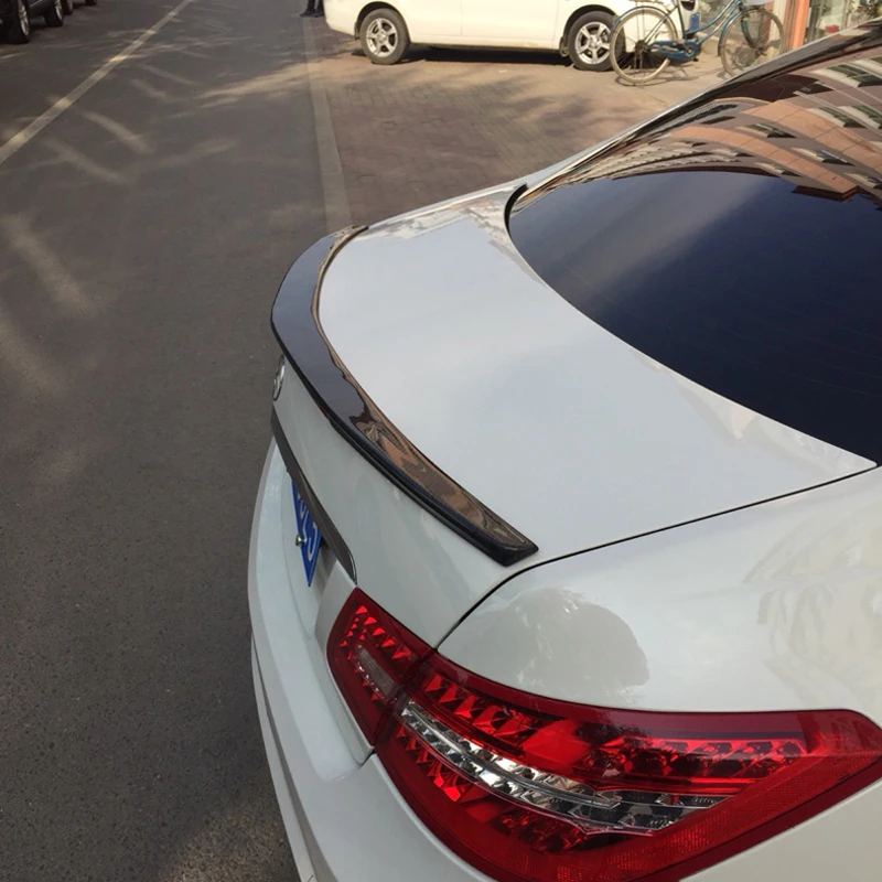 

For Mercedes - Benz W212 E320LE260LE300LE63 spoiler ABS Material Car Rear Wing Primer Color spoiler for 2008-2015 W212 4 doors
