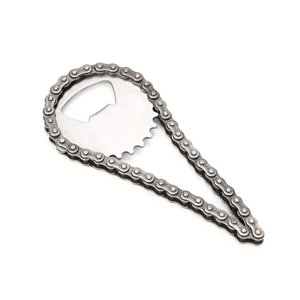 cheap Creative Bike Bicycle Chain Bottle Opener Bar Drinks BBQ Beer Novelty Beer Cap Opener Kitchen Bar Tools Accessories