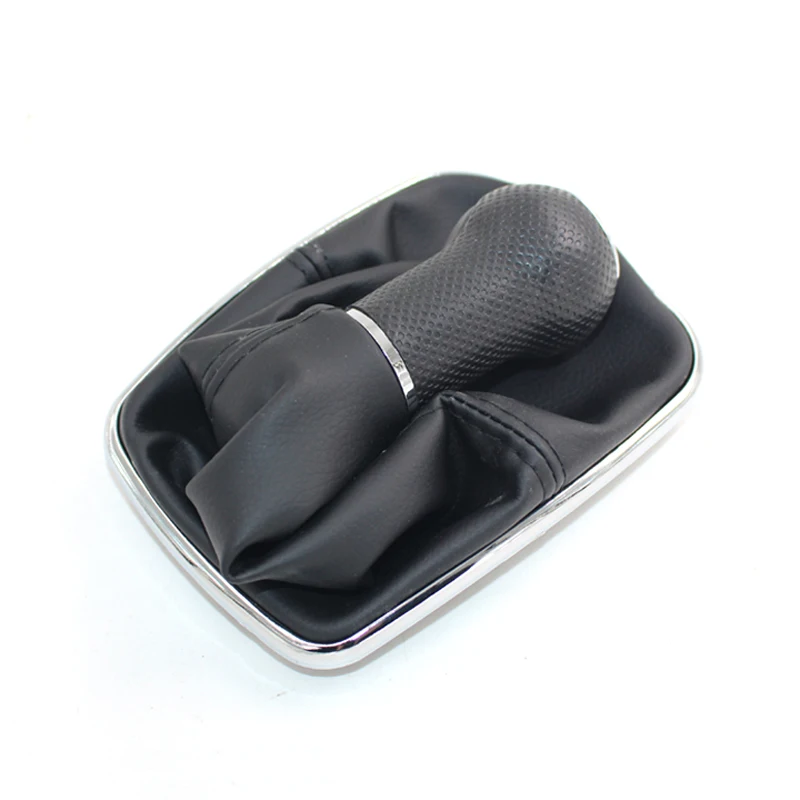 

WAGNER Free Shipping Black Leather 5 Gear Car Gear Shift Knob for VW Bora MK4 Golf 4 Jetta 4 for 98-04