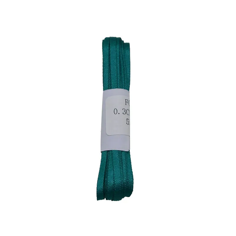 3 мм 5 штук шелковая сатиновая подарочная лента материал для упаковки праздничные Свадебные украшения для самодельного изготовления принадлежности для скрапбукинга лента - Цвет: teal