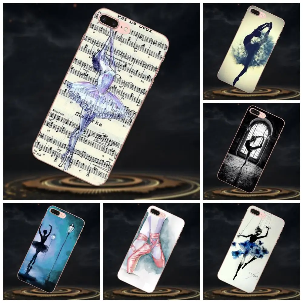 Красивые балетки для танцев акварелью Huawei P7 Honor 4C 5A 5C 5X 6 6C 6A 6X 7 7X 8 9 V8 V10 Y3II Y5II Y6II G8 Play