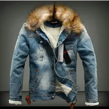 2018 Autumn and Winter Influx of Men Casual Denim Jacket Winter Thick Denim Jacket Retro Jacket Nagymaros Collar Cashmere Coat 2018 Autumn and Winter Influx of Men Casual Denim Jacket Winter Thick Denim Jacket Retro Jacket Nagymaros Collar Cashmere Coat