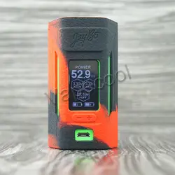 Mod щит для Wismec Рел RX2 20700 200 W термоконтроль вэйпинга mod резиновое покрытие кожи Warp корпус Стикеры рукавом vape ручка силиконовый чехол