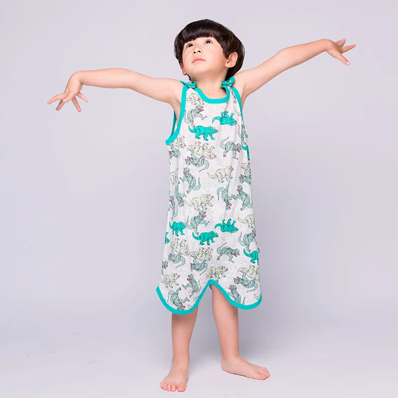 Baby Sleepwear For Summer Soft Thin Sleeveless Infant Sleeping Bag vest
