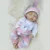Lifelike Silicone Renascer Bebê Menina Crianças Playmates Brinquedo Casa de Bonecas Bebe Reborn de 18 Polegada de Dormir Menino SDK-81R2 Brinquedos para Meninas