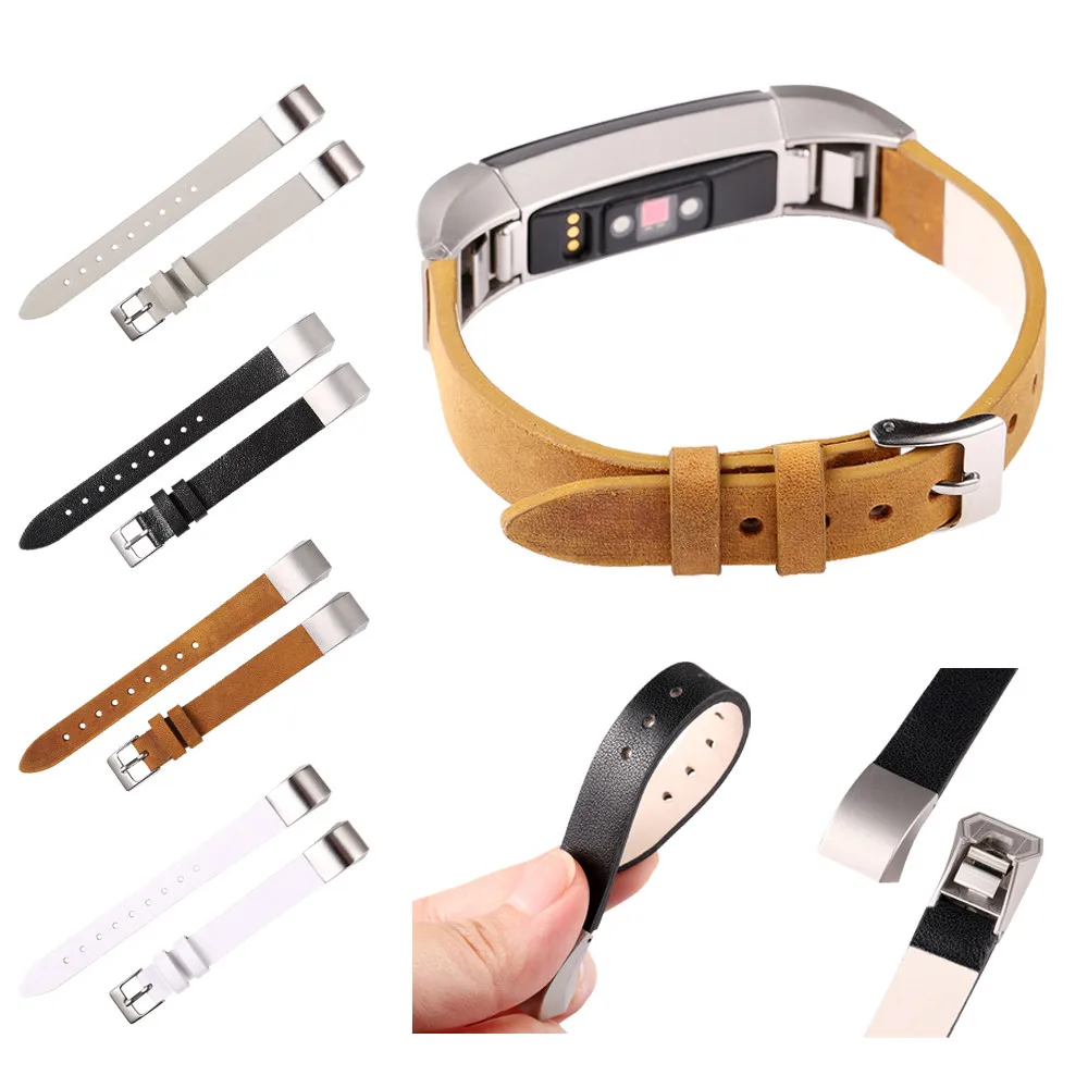 Smart Watch New Luxury Leather Band Bracelet Watch Band For Fitbit Alta/Fitbit Alta HR  july10