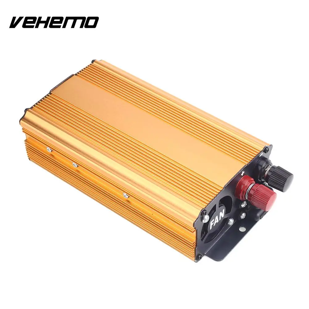 

Vehemo Car Power Inverter Car Inverter Converter 2000W DC12V To AC220V Stable RV Pickup Adapter Truck Travel Portable