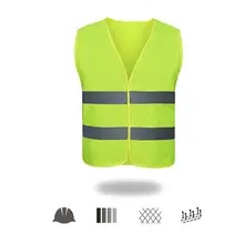 1 шт. зеленый автомобиль Светоотражающая одежда для безопасности жилет-Безопасное защитное устройство безопасности дорожного движения объектов водонепроницаемый жилет одежды