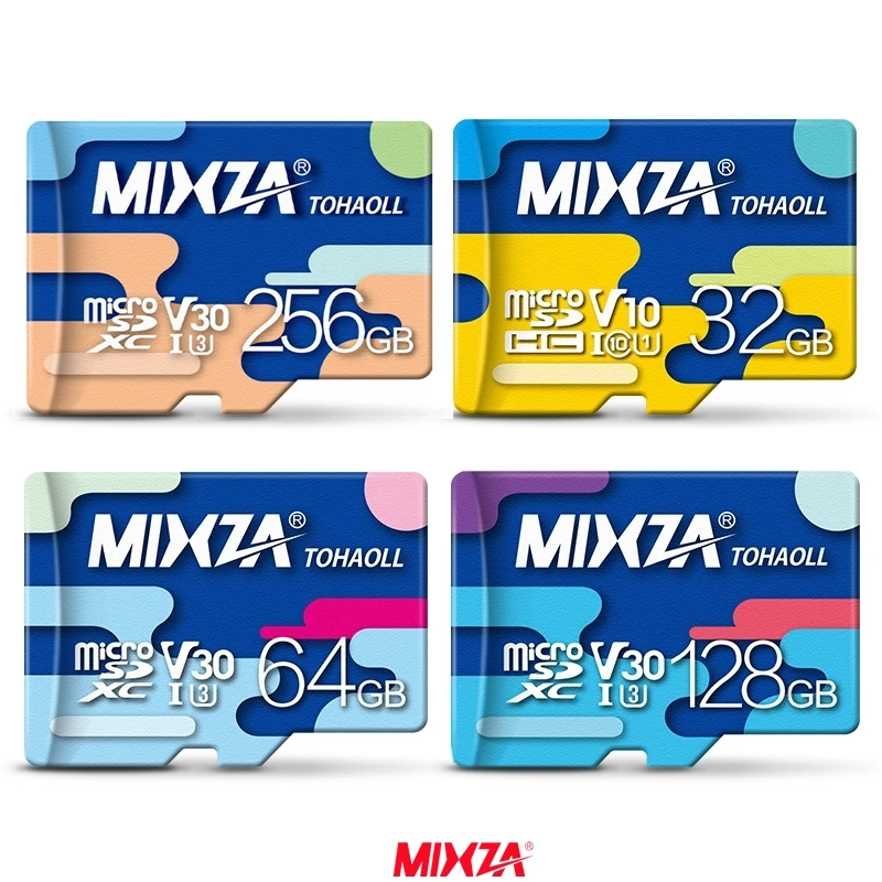 MIXZA Second generation memory card 128GB 64GB 32GB 16GB UHS-1 micro sd class10 flash for Tablet/Smart Phone/Camera | Компьютеры и