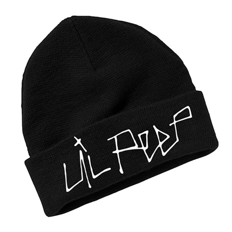 Lil Peep Beanie вышивка xxxtentacion Love lil.peep мужская женская вязаная кепка шапка Skullies теплая