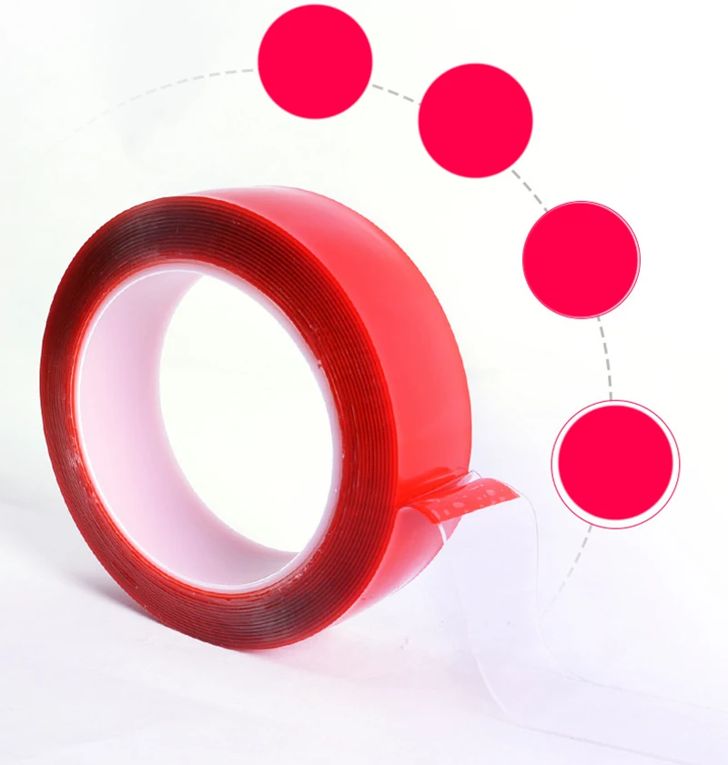 5m Traceless Double-sided Tape Multifunction Kitchen Indoor Bathroom Bedroom Nano Tape Adhesive Stickerv Removable Washable