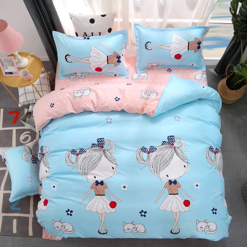 Детский комплект постельного белья из 2/4 предметов 140x200 x см|king queen size|bedding twinduvet cover