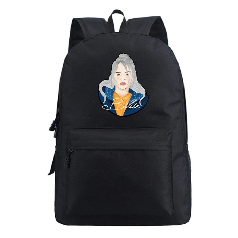 

Billie Eilish Pink Backpack Fashion School Bags for Teenage Girls Laptop Travel Backpack Casual Knapsack Backpack Bag 12 Colors
