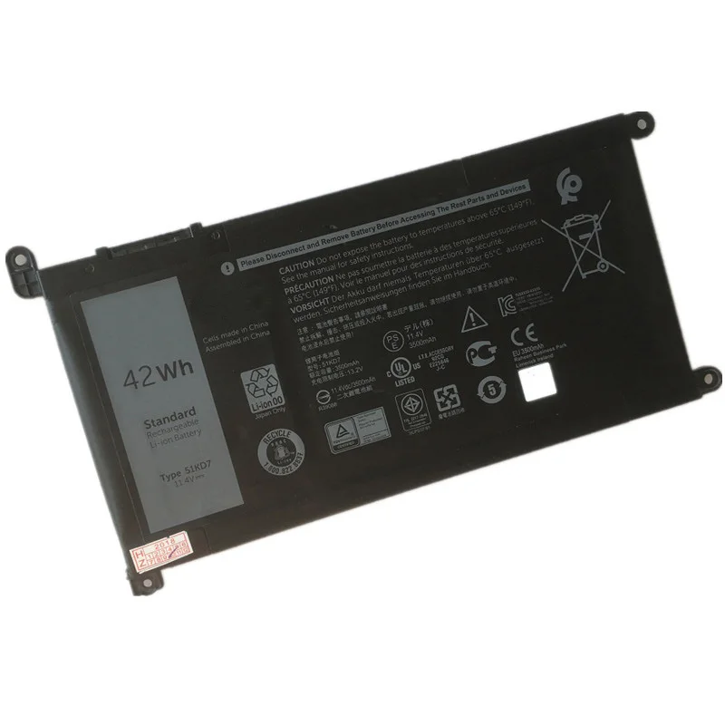 SupStone KD7 YHK FY8XM Laptop Battery For Dell Chromebook