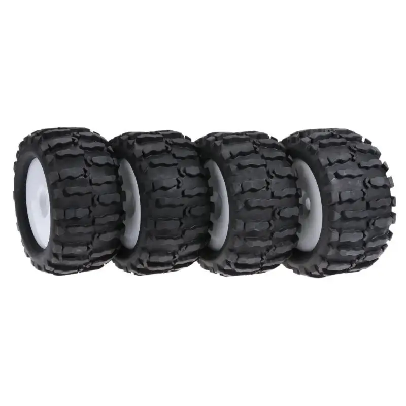 

4pcs RC 1/8 Universal Vehicle Model Rectangular Strip Tyres for Crawler Car SCX10 D90 Tamiya CC01 Accessory