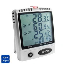Настольный измеритель температуры влажности точки росы, измеритель температуры WBGT, тестер для sd-карты, AZ-87798