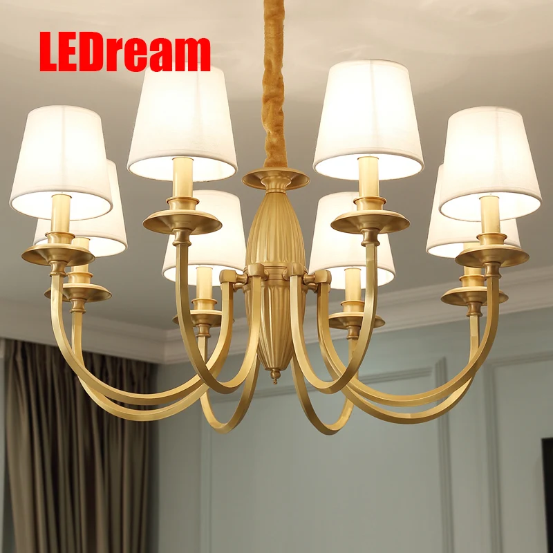 

American country living room creative contracted European restaurants light bedroom villa coppe pendant lamp