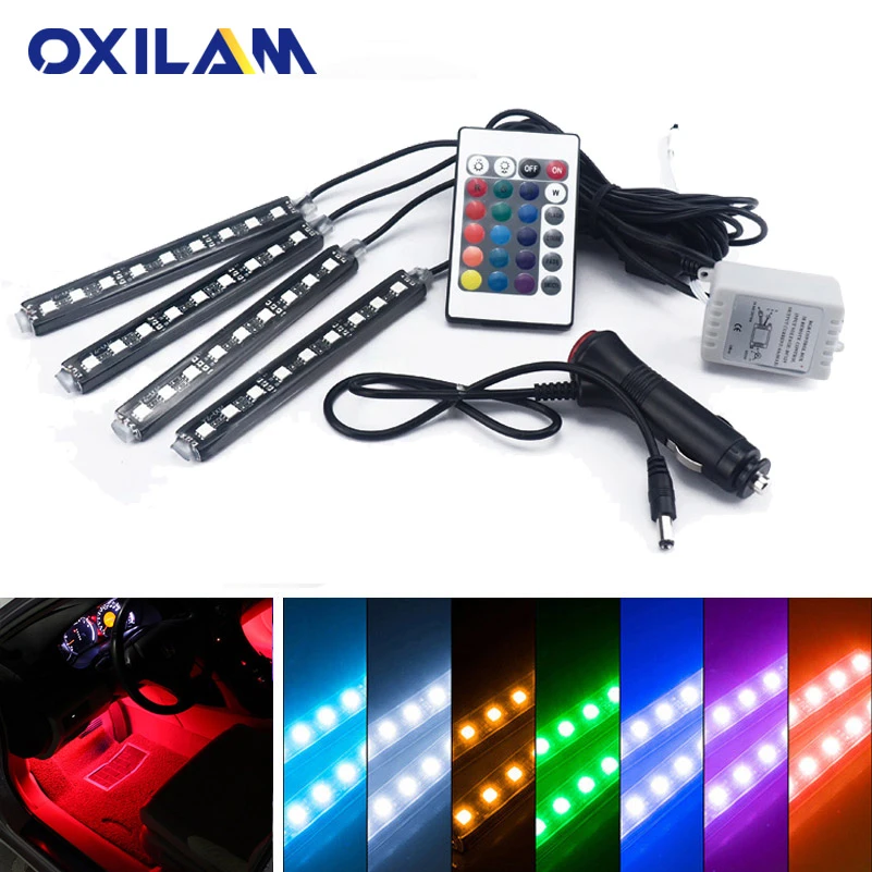 Bande Lumineuse Led Rgb Avec Telecommande Eclairage D Ambiance Pour Voiture Seat Leon Fr Ibiza 6l 6j Altea Cordoba Toledo Aliexpress