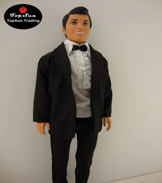 Buy TopSun Ken Doll 3pc Black Tuxedo Suit with Black