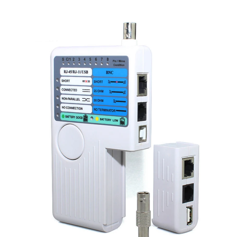 

RJ11 RJ45 Multi function tester four in one line tester telephone line network line BNC coaxial cable USB line engineering