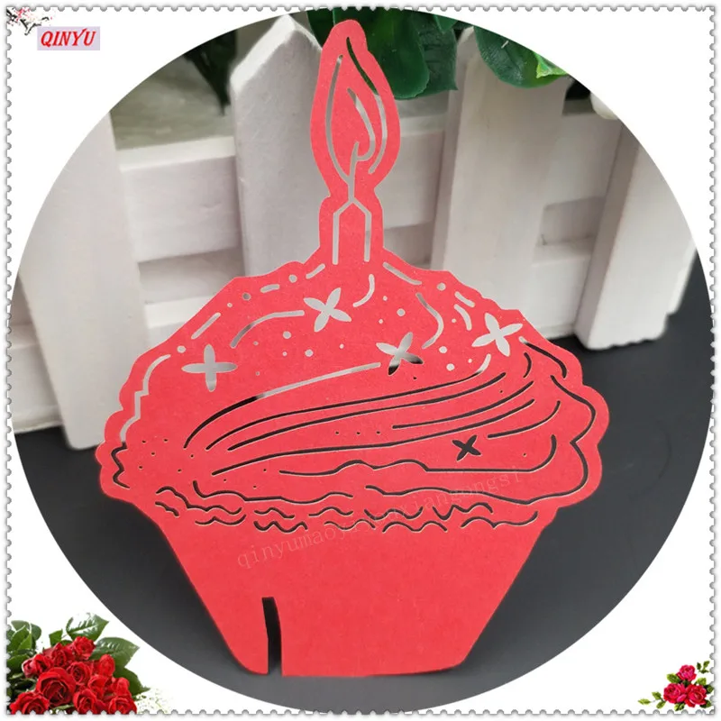 100 шт. бумажные открытки для укравечерние торта|decoration supplies|decorative decorativewedding wedding |