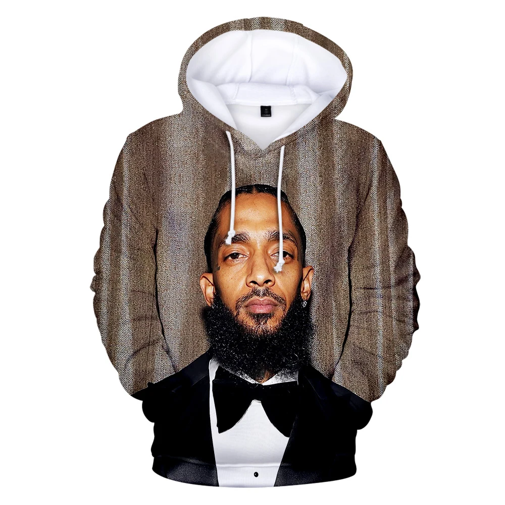 Толстовка с 3D принтом «Nipsey Hussle» для мальчиков и девочек, 3D толстовки, Модный пуловер в стиле Харадзюку, хип-хоп, nipsey hussle, популярный уличный стиль, пальто для подростков
