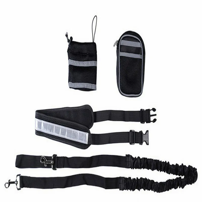 Pet Products For Large Dog Handsfree Leash Leads Dog-Collars Adjustable Dog Harness Leash Running Jogging For Dogs Supplies