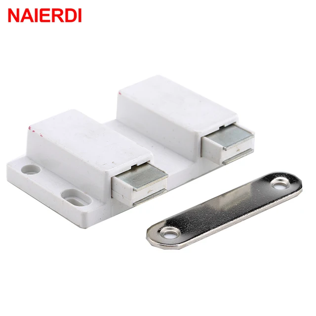 4pcs Naierdi Double Magnetic Cabinet Catch Kitchen Door Stopper 4pcs Naierdi Double Magnetic Cabinet Catch Kitchen Door Stopper Drawer Soft Close Push To Open Touch