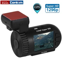 Conkim Мини 0805 P Автомобилей Даш Камеры 1296 P 30fps H.264 WDR GPS Видеорегистратор Регистратор Датчик Парковки Низкого Напряжения защита Конденсатора