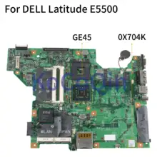 KoCoQin материнская плата для ноутбука DELL Latitude E5500 материнская плата CN-0X704K 0X704K GE45