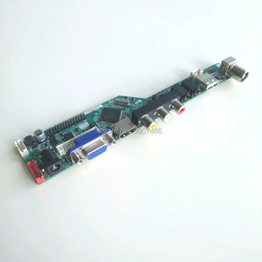 Для LTN156AT30-T01 ноутбука ЖК-экран LVDS 1366*768 WLED 40-pin 15," HDMI/VGA/AV/Аудио/RF/USB TV56 контроллер драйвер платы комплект