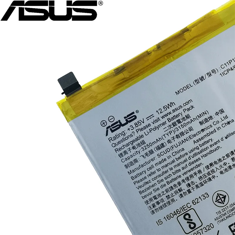 ASUS Original C11P1618 3150mAh New Battery For Asus ZenFone 4 Z01KD ZE554KL phone high quality battery+tracking number