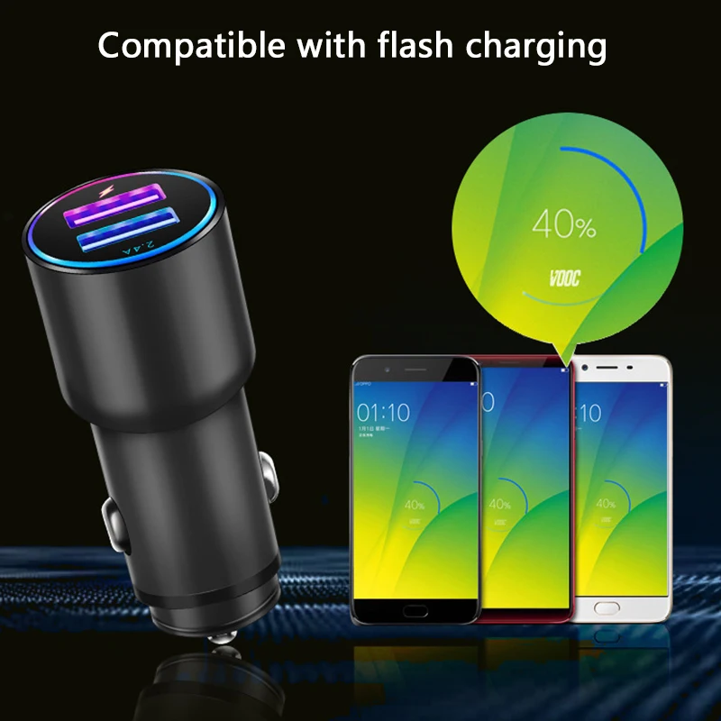 Автомобильное зарядное устройство для Huawei Oneplus 3 3t 5 5T 6 автомобильное адаптер В 4 5a