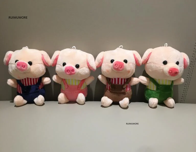 

Multi-4Colors , Middle BIG 13CM Pigs Stuffed Plush TOY , BABY'S Educational Play Plush PIG DOLL , Animal Toys